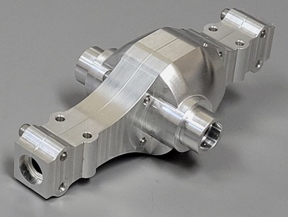 Aluminum Rear Middle Mid Single Axle Diff Housing Cover for Tamiya R/C 1/14 King Hauler Grand Hauler Knight Hauler Cascadia Scania Globeliner Aeromax Actros