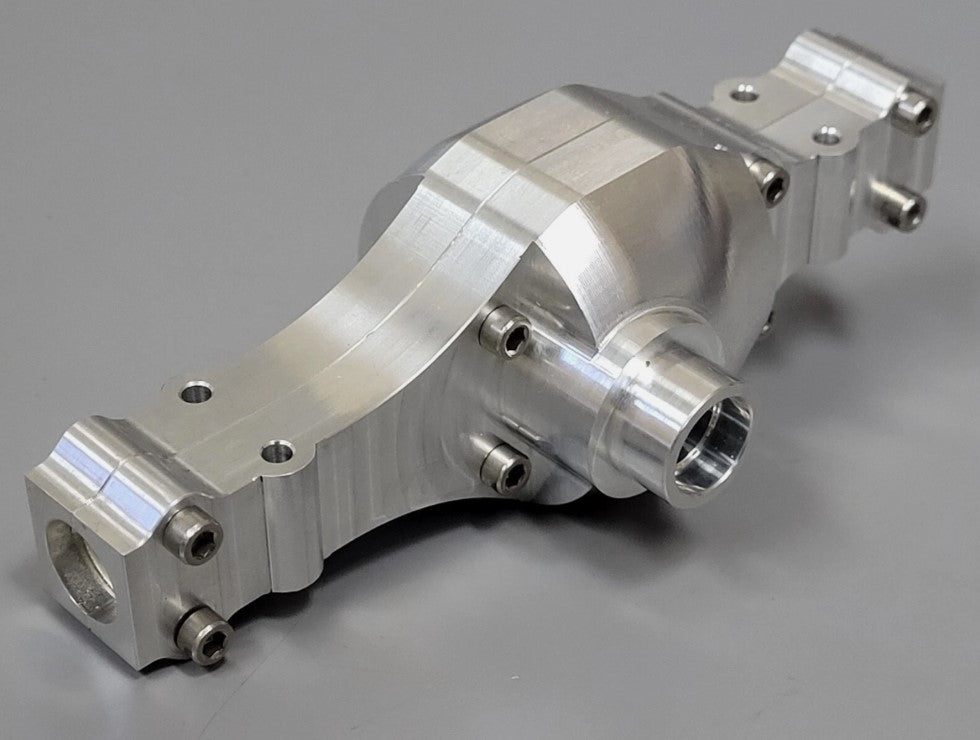 Aluminum Rear Single Axle Case Housing Cover for Tamiya Toy R/C 1/14 King Hauler Knight Hauler Grand Hauler Globeliner Scania Cascadia Actros