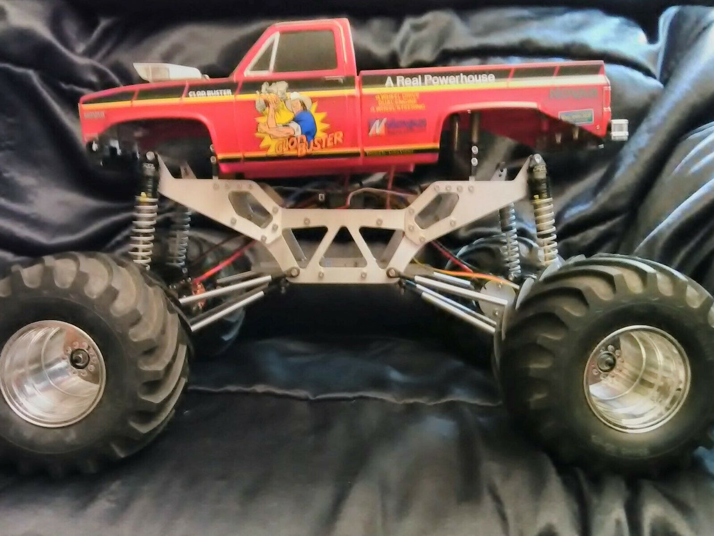 Custom Aluminum Chassis Frame Base Style for Tamiya R/C 1/10 Super Clodbuster Bullhead Crawler