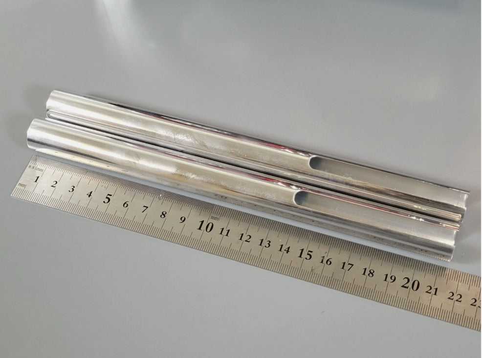 Aluminum Pair 21.5cm Long Exhaust Pipe Stack Cover Tamiya 1/14 King Hauler Grand Hauler