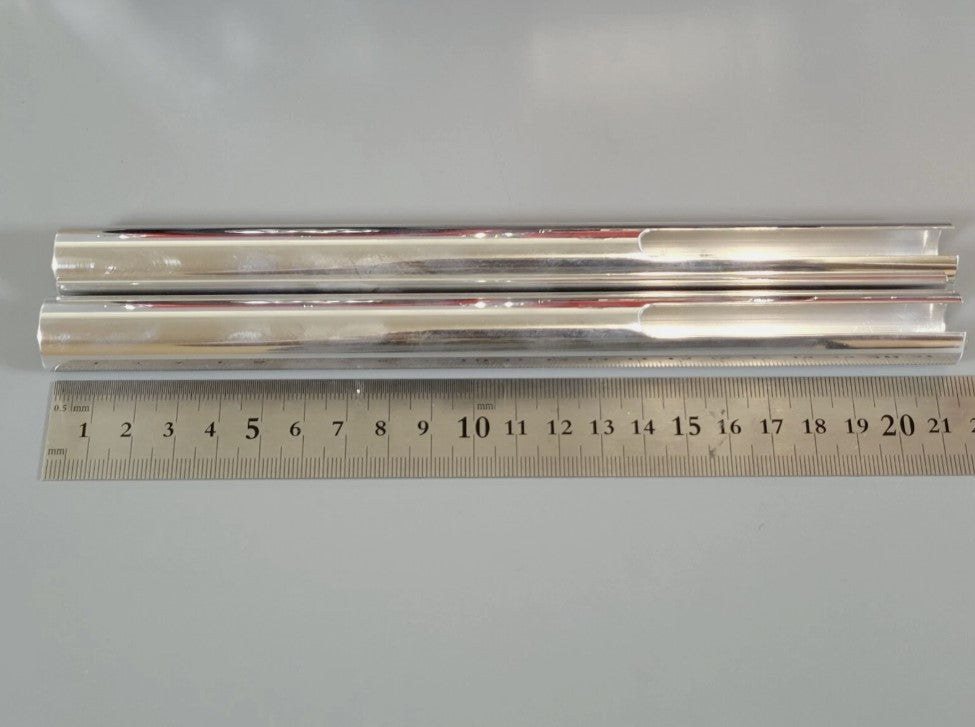 Aluminum Pair 21.5cm Long Exhaust Pipe Stack Cover Tamiya 1/14 King Hauler Grand Hauler