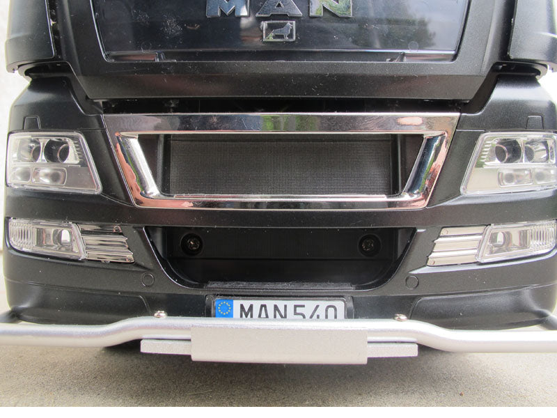 Aluminum Front Lower Bumper Bar Guard for Tamiya R/C 1/14 Semi MAN TGX 26.540 6x4 XLX Tractor Semi Truck