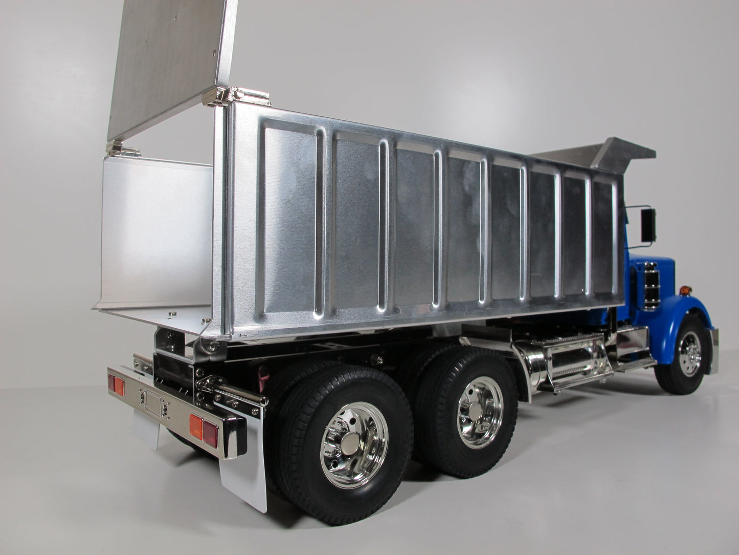 Aluminum Rear Dump Bed Tipper Section Conversion Kit for Tamiya 1/14 King Hauler Grand Hauler Semi Truck