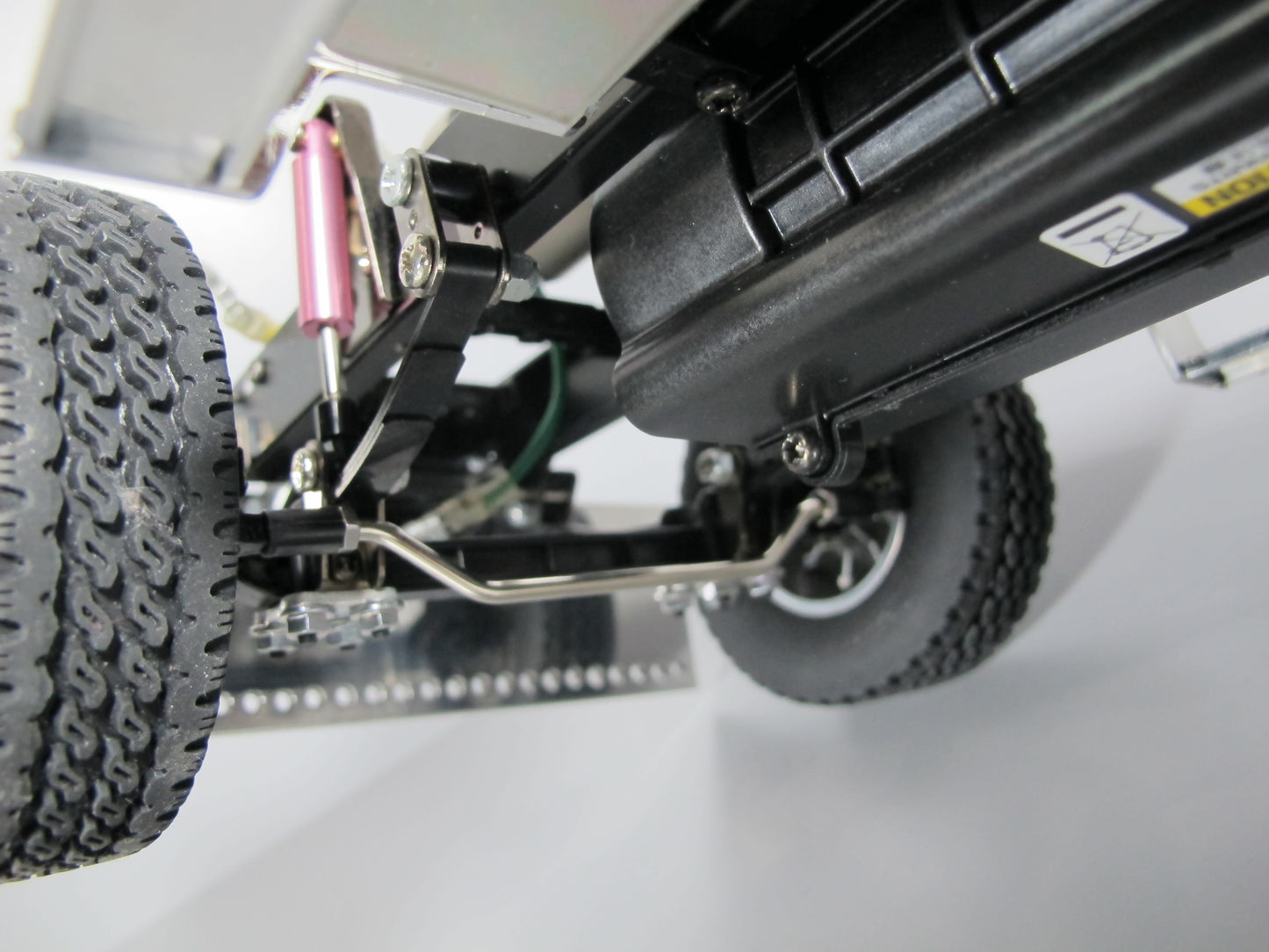 Custom Steel Angle Steering Rod Pole for any Tamiya R/C 1/14 King Hauler Grand Hauler Knight Hauler Cascadia Globeliner Aeromax Scania Volvo Semi Tractor Truck