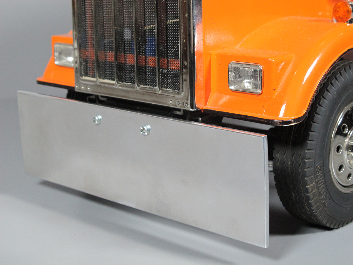 Aluminum Front Bumper Mounting Plate for Tamiya R/C 1/14 Grand Hauler King Hauler Knight Hauler Globeliner