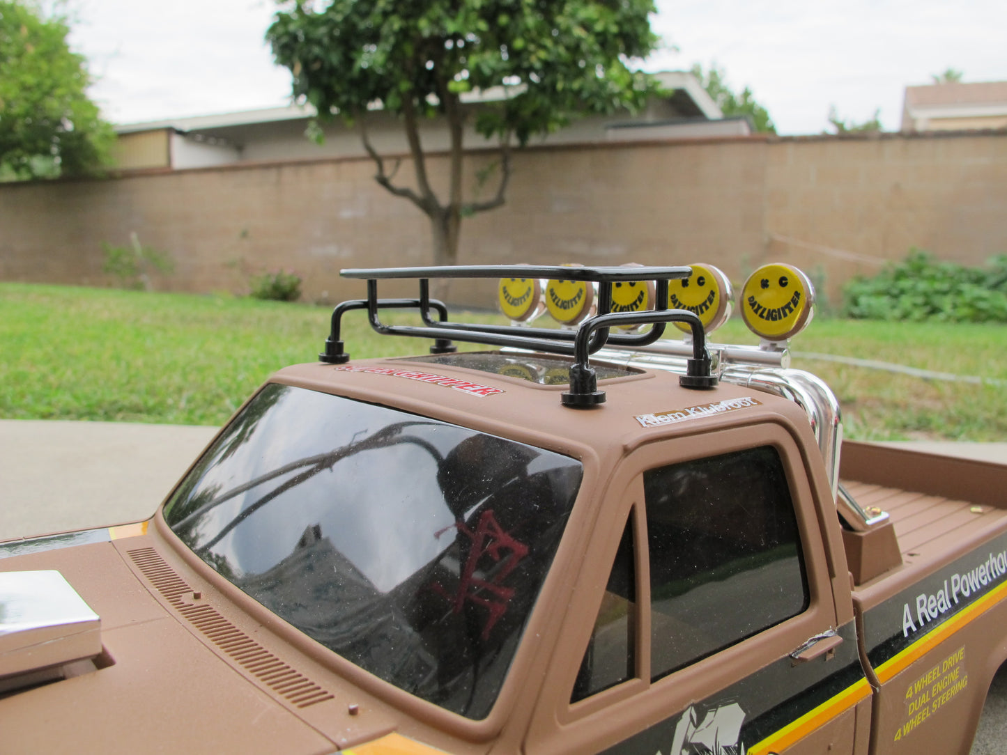 "Toy" Metal Roof Rack Tamiya Traxxas Kyosho R/C Toy 1/10 Clodbuster Hilux F350 Bruiser Bronco Pajero Jeep Truck