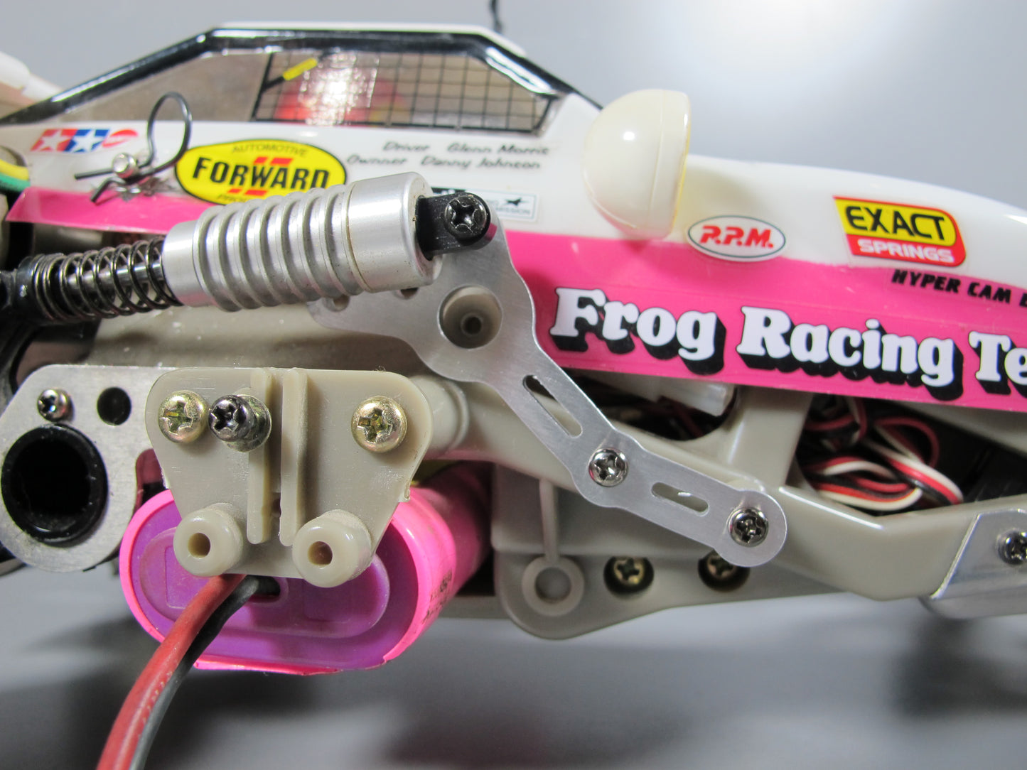 Aluminum Front + Rear Shock Mount Bracket for Tamiya 1/10 R/C The Frog Subaru Brat