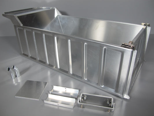 Aluminum Rear Dump Bed Tipper Section Conversion Kit for Tamiya 1/14 King Hauler Grand Hauler Semi Truck