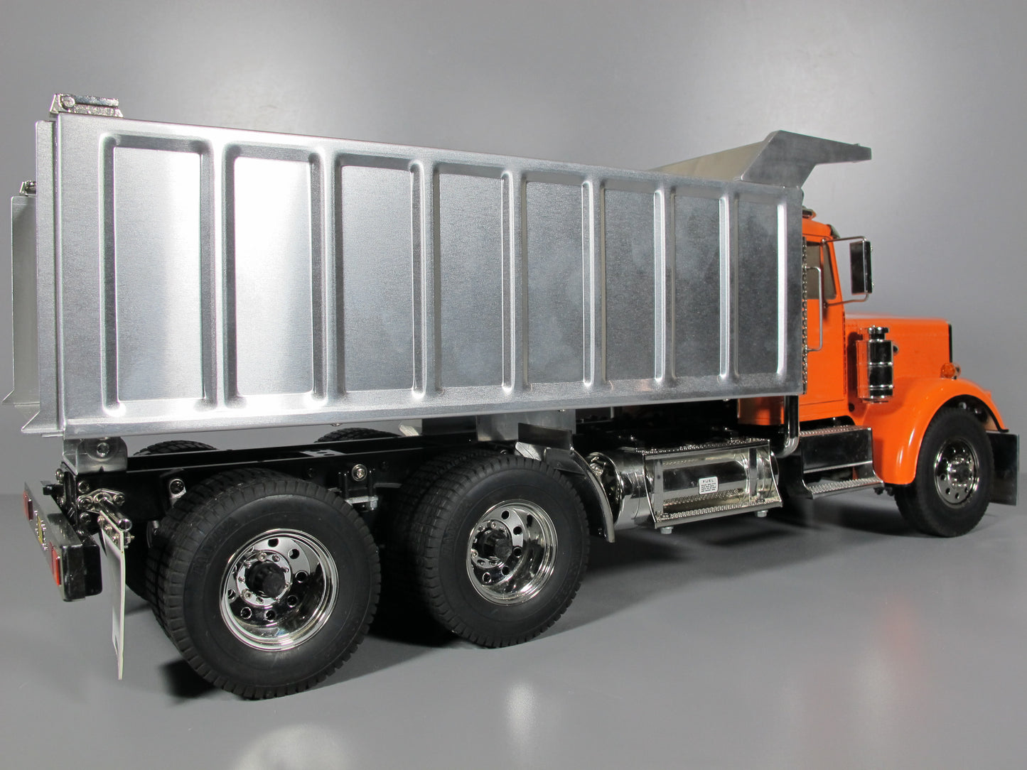Aluminum Rear Dump Bed Tipper Section Conversion Kit for Tamiya 1/14 King Hauler Grand Hauler Semi Truck