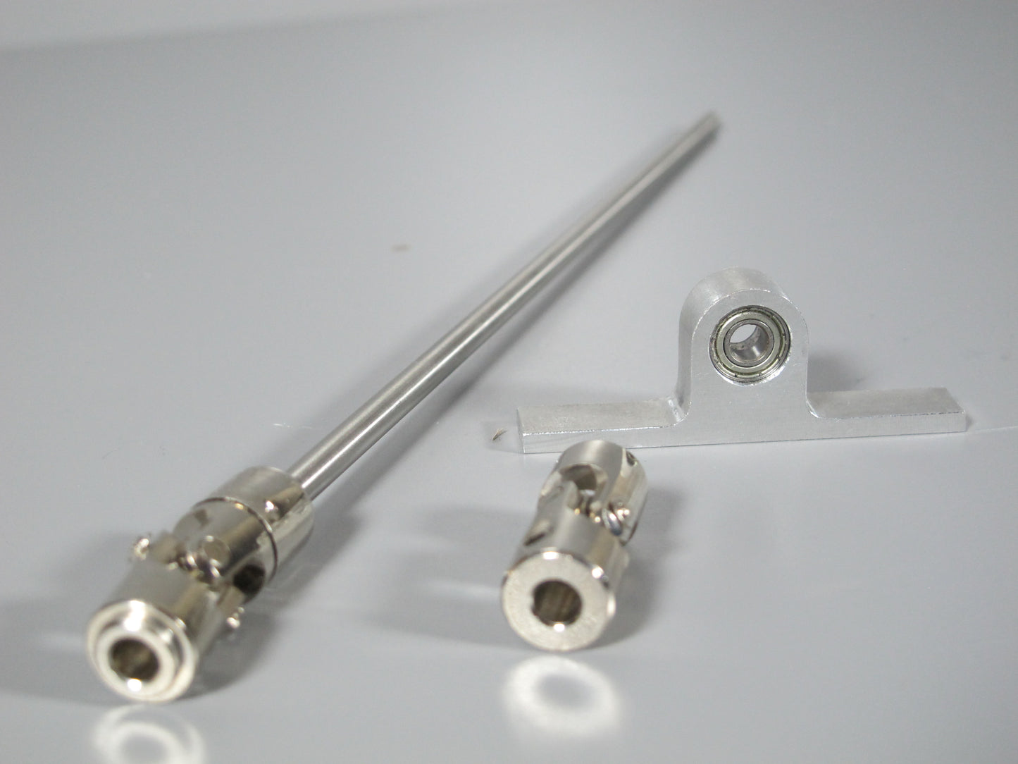 Extend 12" inch Steel Drive Shaft Axle + Mounting Bridge for Tamiya R/C Toy 1/14 King Hauler Knight Hauler Grand Hauler Aeromax Cascadia Scania Globeliner