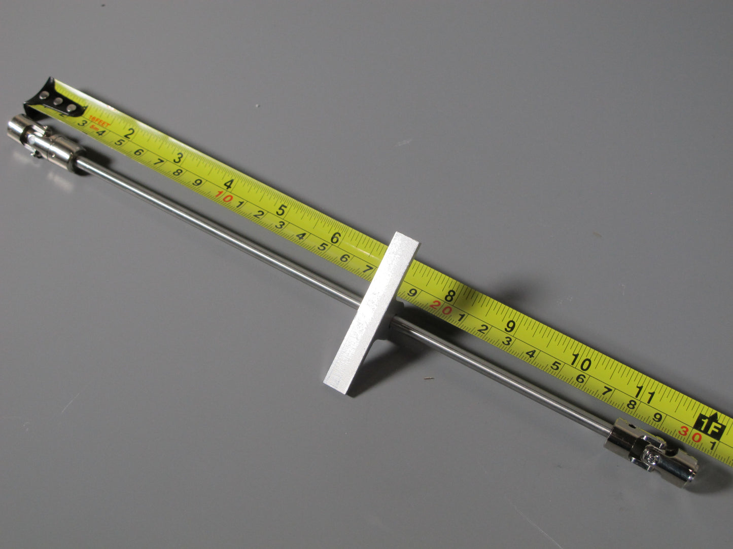 Extend 12" inch Steel Drive Shaft Axle + Mounting Bridge for Tamiya R/C Toy 1/14 King Hauler Knight Hauler Grand Hauler Aeromax Cascadia Scania Globeliner