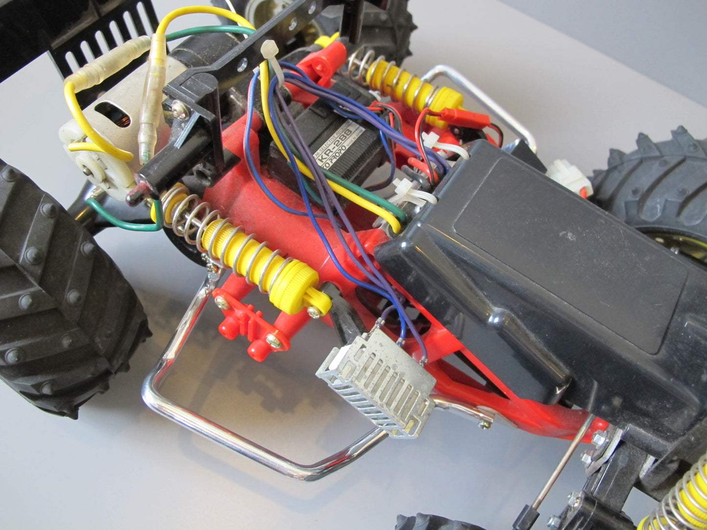 Silver Side Chassis Rail Style Step Bar for Tamiya 1/10 Monster Beetle Lancia Rally Blackfoot Subaru Mud Blaster