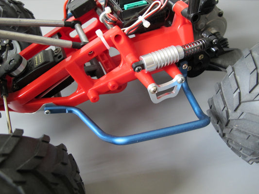 Blue Side Chassis Rail Style Step Bar for Tamiya 1/10 Monster Beetle Lancia Rally Blackfoot Subaru Mud Blaster