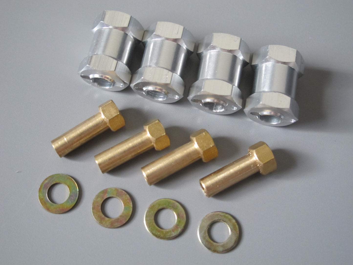 4pcs 17mm Wheel Hub Spacer Extend Extension Widener Adapter Tamiya R/C 1/10 Toy Axial Hpi RC4WD with 12mm Hex Wheel Hub