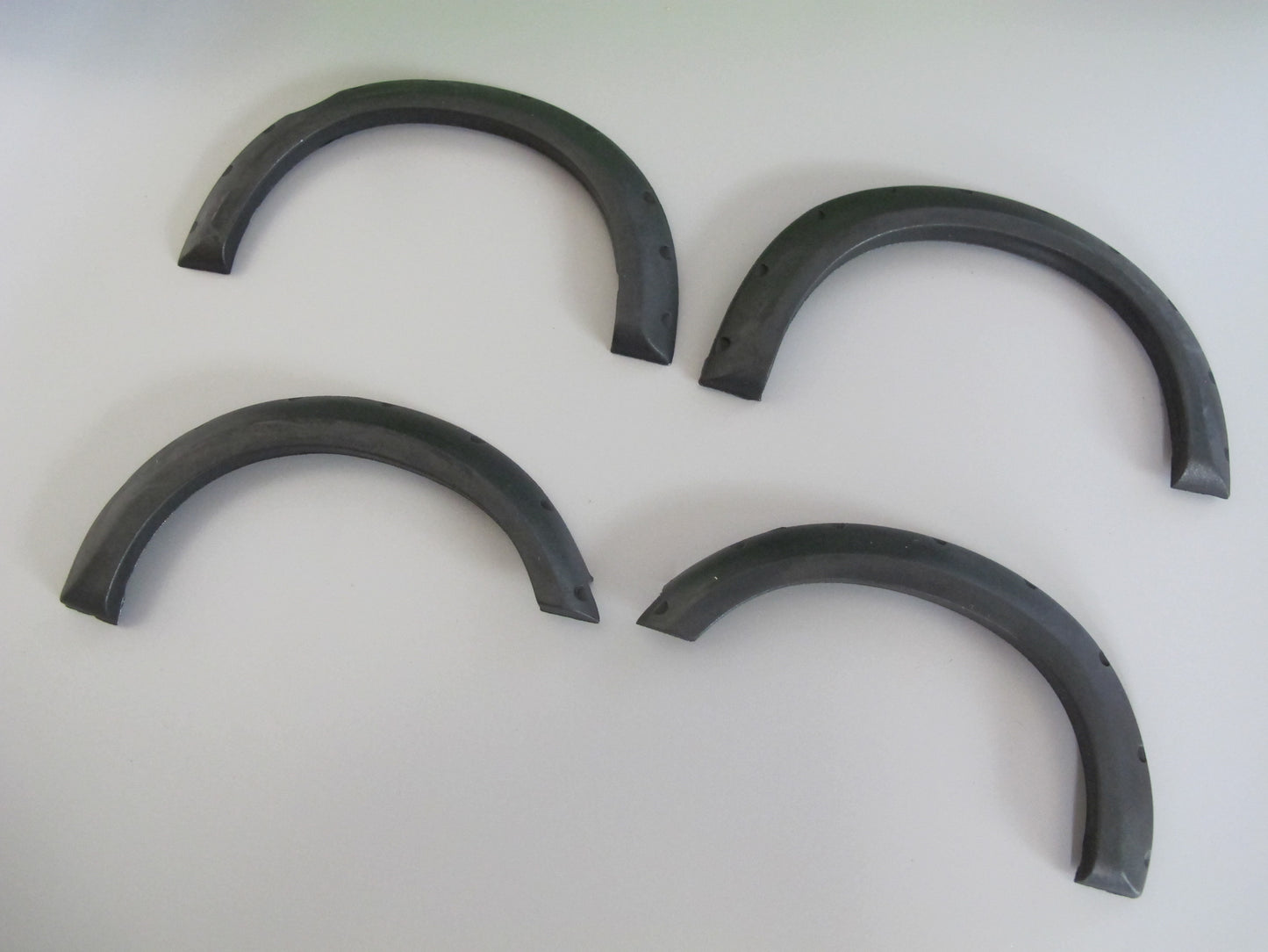 Black Rubber Fender Flares Set Add-On for Tamiya R/C Toy 1/10 Toyota Tundra High-Lift Truck