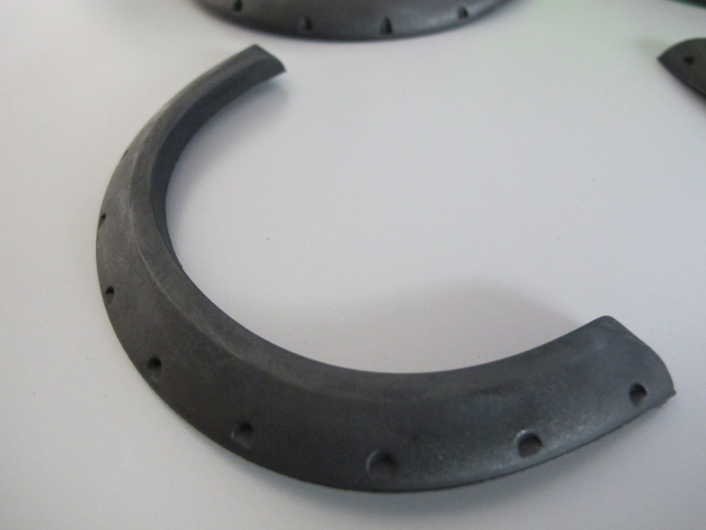Black Rubber Fender Flares Set Add-On for Tamiya R/C Toy 1/10 Toyota Tundra High-Lift Truck