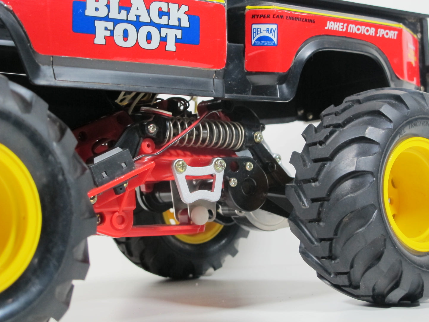 Pair Aluminum Battery Stopper Tamiya 1/10 Mud Blaster Blackfoot Monster Beetle Frog Brat