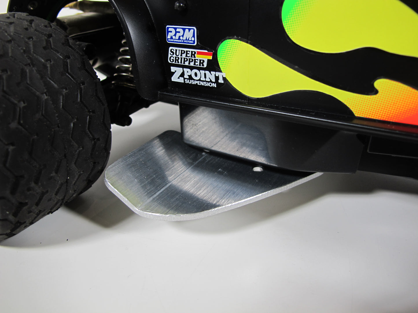 Aluminum Chassis Spoiler Nerf Bar Tamiya R/C 1/10 Monster Beetle Clodbuster Frog