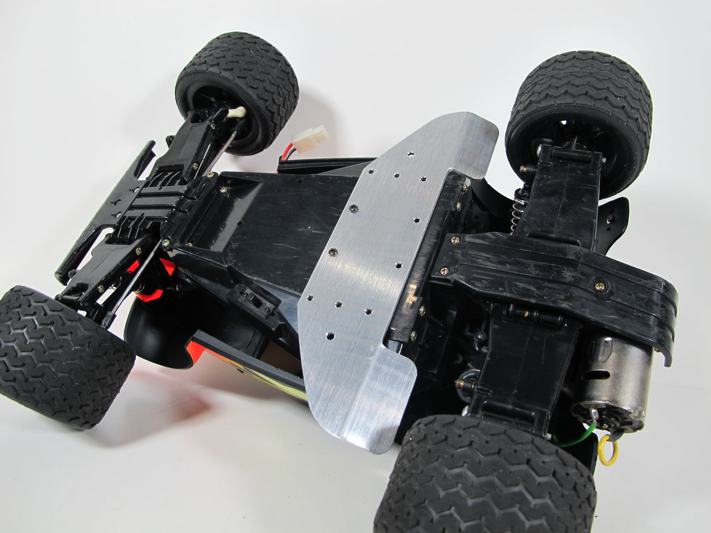 Aluminum Chassis Spoiler Nerf Bar Tamiya R/C 1/10 Monster Beetle Clodbuster Frog