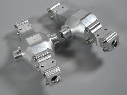 Aluminum Rear + Mid Axles Case Housing Cover for Tamiya Toy R/C 1/14 King Hauler Knight Hauler Grand Hauler Globeliner Scania Cascadia Actros