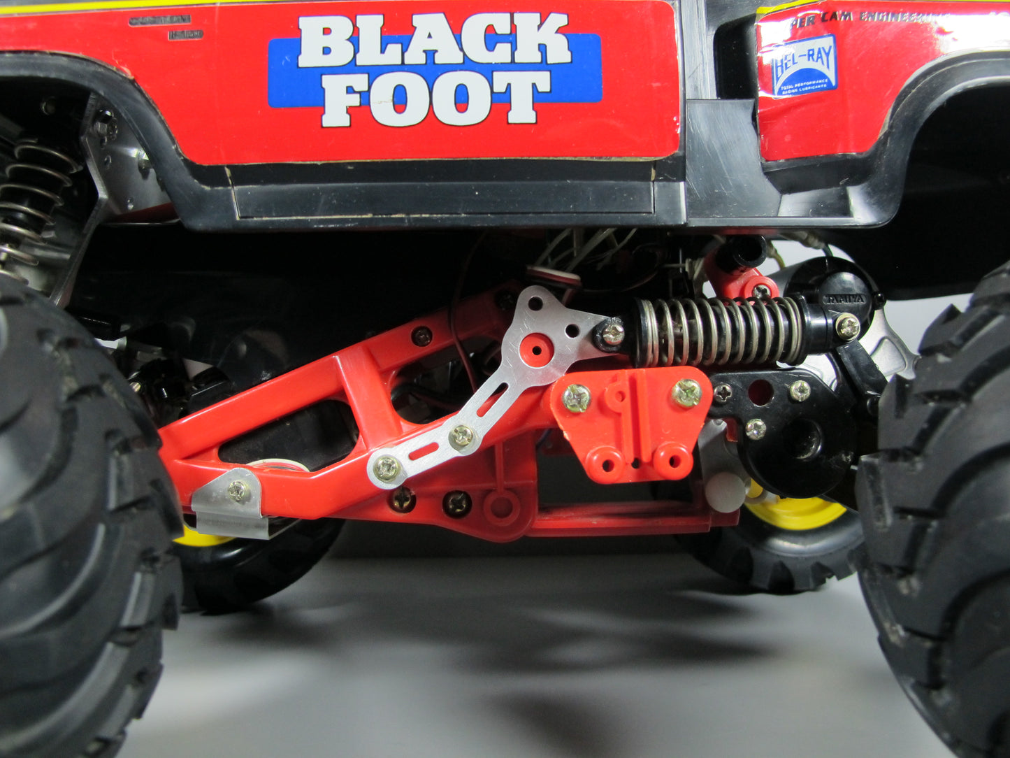 Pair Aluminum Rear Shock Bracket Tamiya 1/10 RC Mud Blaster Blackfoot Monster Beetle Frog Brat