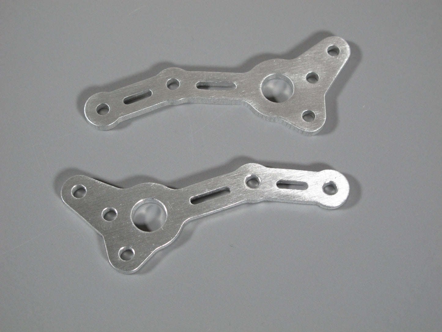 Pair Aluminum Rear Shock Bracket Tamiya 1/10 RC Mud Blaster Blackfoot Monster Beetle Frog Brat