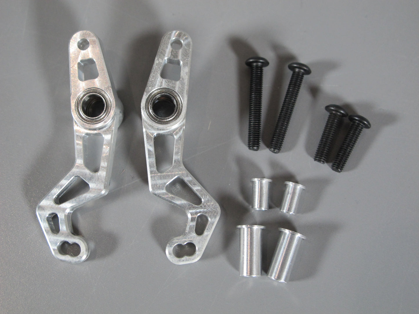 Aluminum Wide Angle Steering Knuckle Arm set for Tamiya R/C 1/10 TT-02 Chassis Drifting