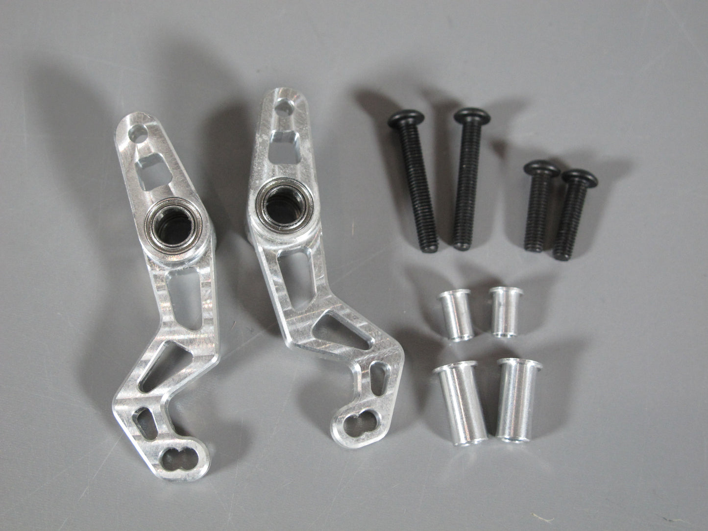Aluminum Wide Angle Steering Knuckle Arm set for Tamiya R/C 1/10 TT-02 Chassis Drifting