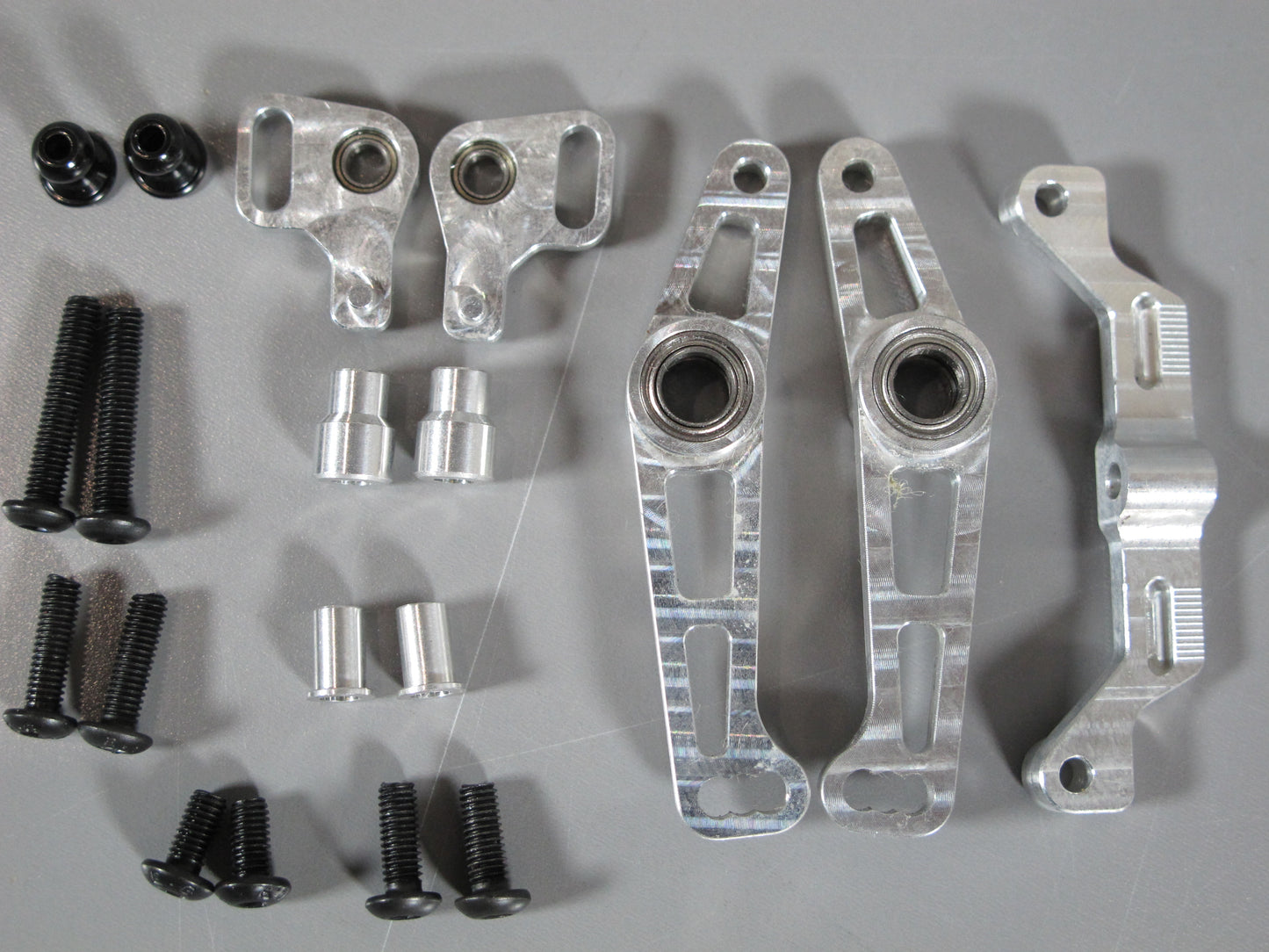 Aluminum Wide Angle Steering Knuckle Arm set for Tamiya R/C 1/10 TT-01E Drift Chassis