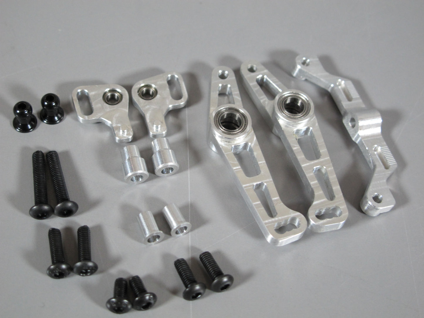 Aluminum Wide Angle Steering Knuckle Arm set for Tamiya R/C 1/10 TT-01E Drift Chassis