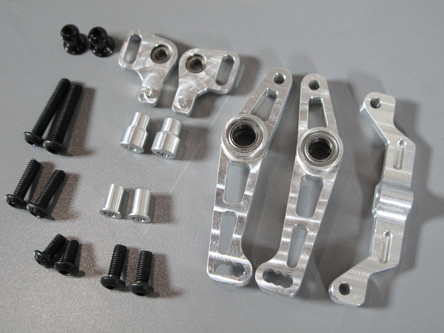 Aluminum Wide Angle Steering Knuckle Arm set for Tamiya R/C 1/10 TT-01E Drift Chassis