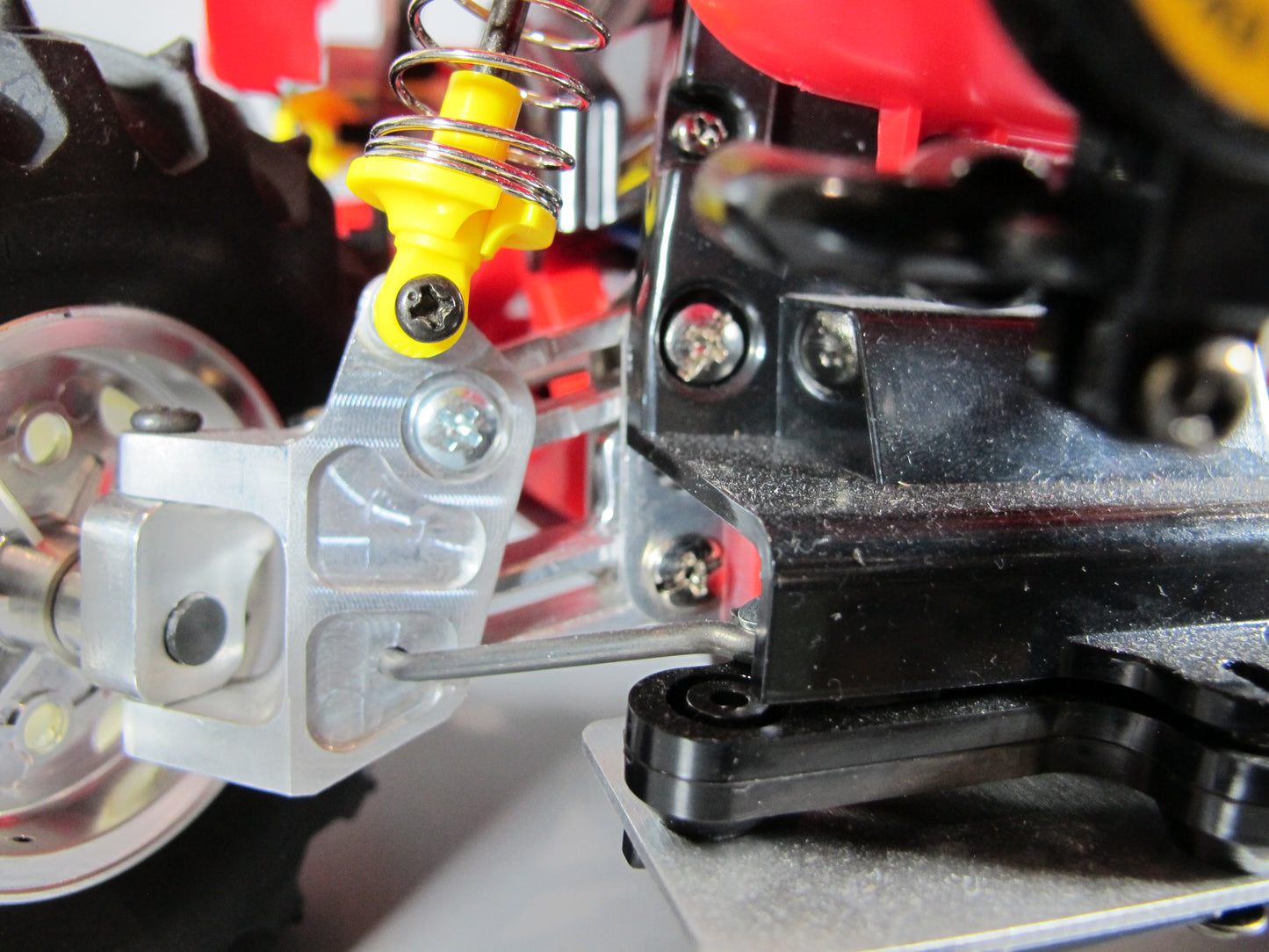 Pair Aluminum Front Lower Upper Left & Right Side Control Arm Tamiya 1/10 R/C Monster Beetle Blackfoot Mud Blaster