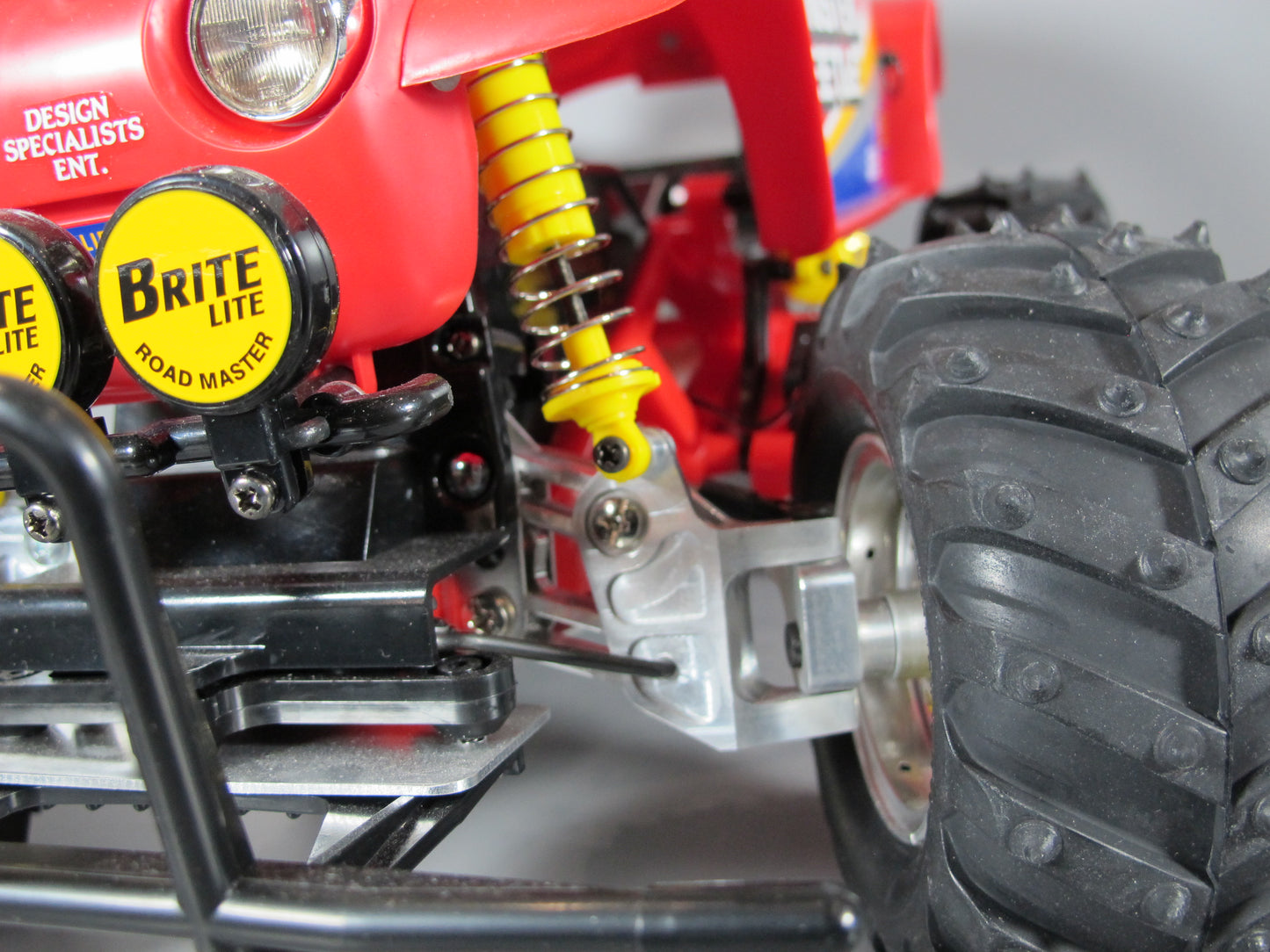 Pair Aluminum Front L/R Side Steering Knuckles for Tamiya R/C 1/10 Monster Beetle Blackfoot Mud Blaster