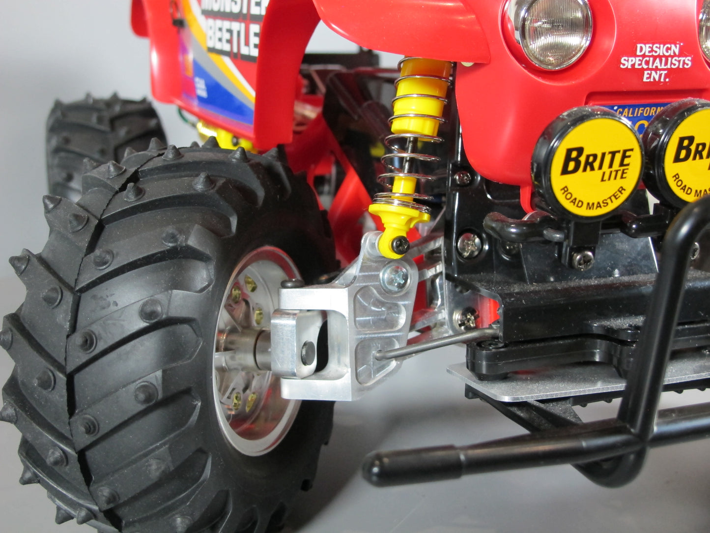 Pair Aluminum Front Lower Upper Left & Right Side Control Arm Tamiya 1/10 R/C Monster Beetle Blackfoot Mud Blaster