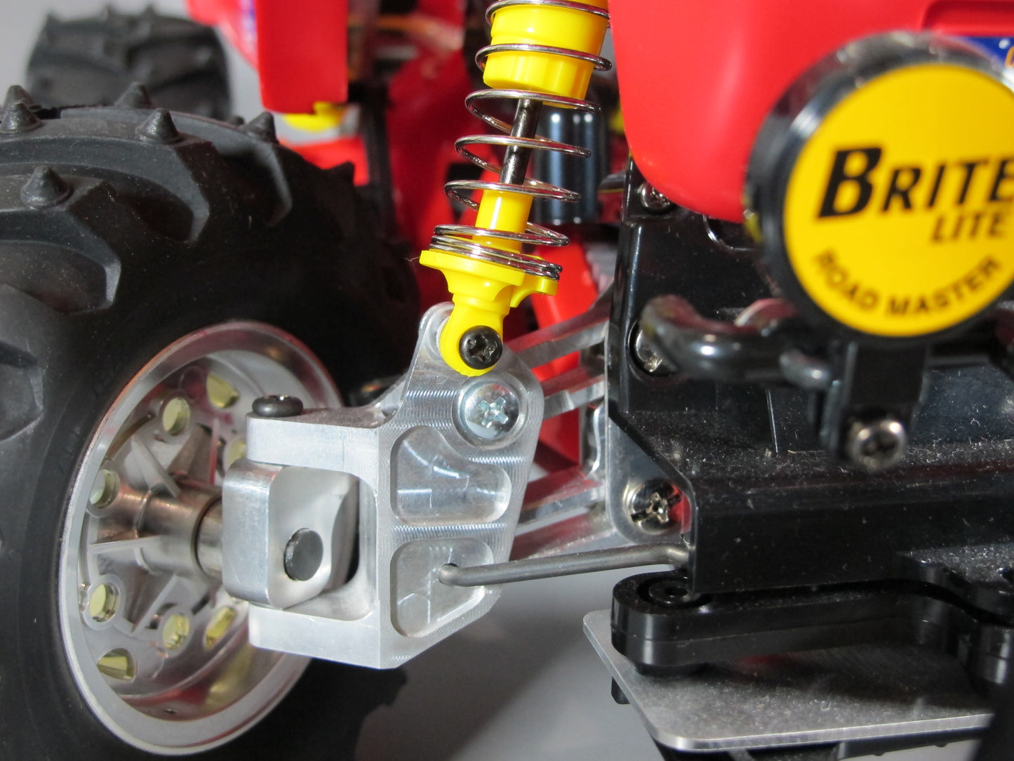 Pair Aluminum Front Lower Upper Left & Right Side Control Arm Tamiya 1/10 R/C Monster Beetle Blackfoot Mud Blaster