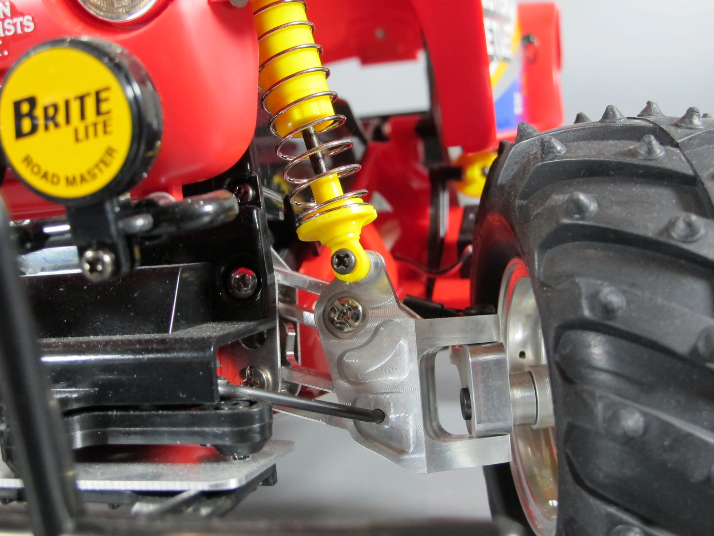 Pair Aluminum Front Lower Upper Left & Right Side Control Arm Tamiya 1/10 R/C Monster Beetle Blackfoot Mud Blaster