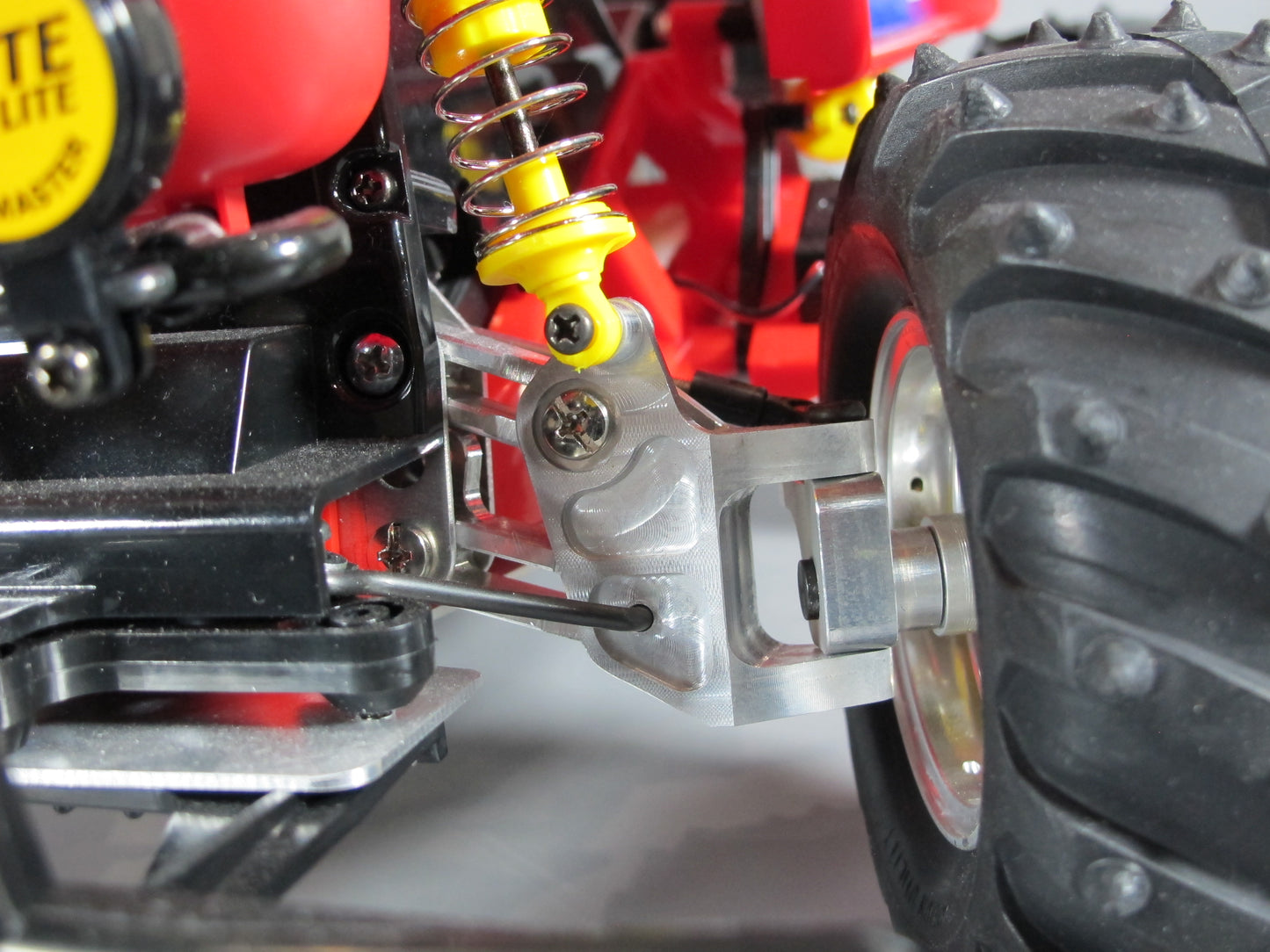 Pair Aluminum Front Lower Upper Left & Right Side Control Arm Tamiya 1/10 R/C Monster Beetle Blackfoot Mud Blaster