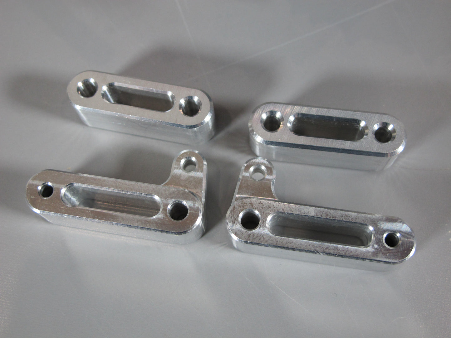 Pair Aluminum Front Lower Upper Left & Right Side Control Arm Tamiya 1/10 R/C Monster Beetle Blackfoot Mud Blaster