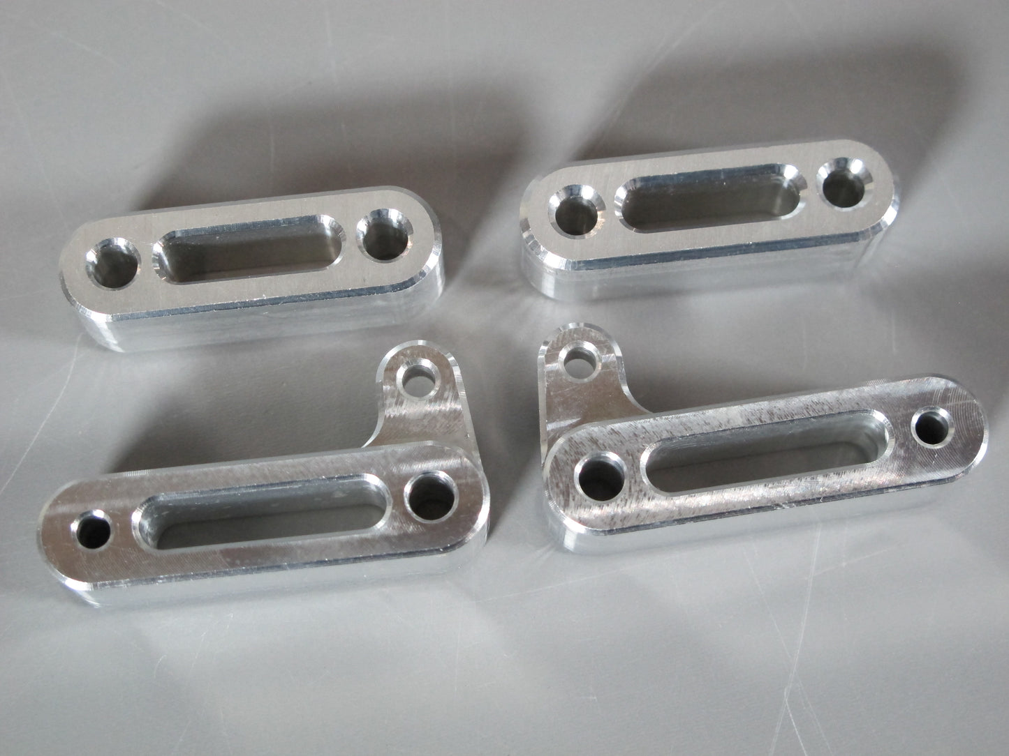 Pair Aluminum Front Lower Upper Left & Right Side Control Arm Tamiya 1/10 R/C Monster Beetle Blackfoot Mud Blaster