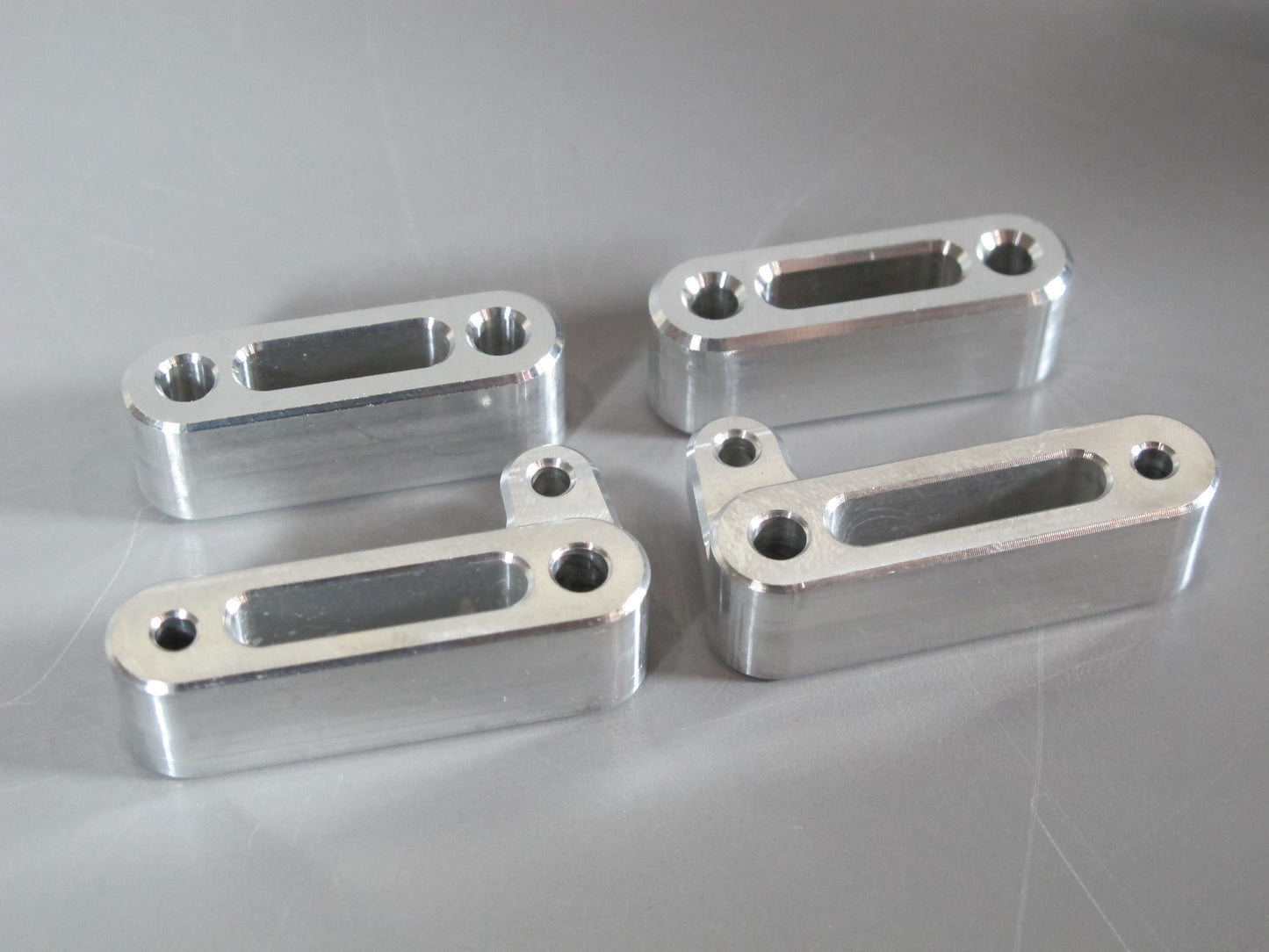 Pair Aluminum Front Lower Upper Left & Right Side Control Arm Tamiya 1/10 R/C Monster Beetle Blackfoot Mud Blaster