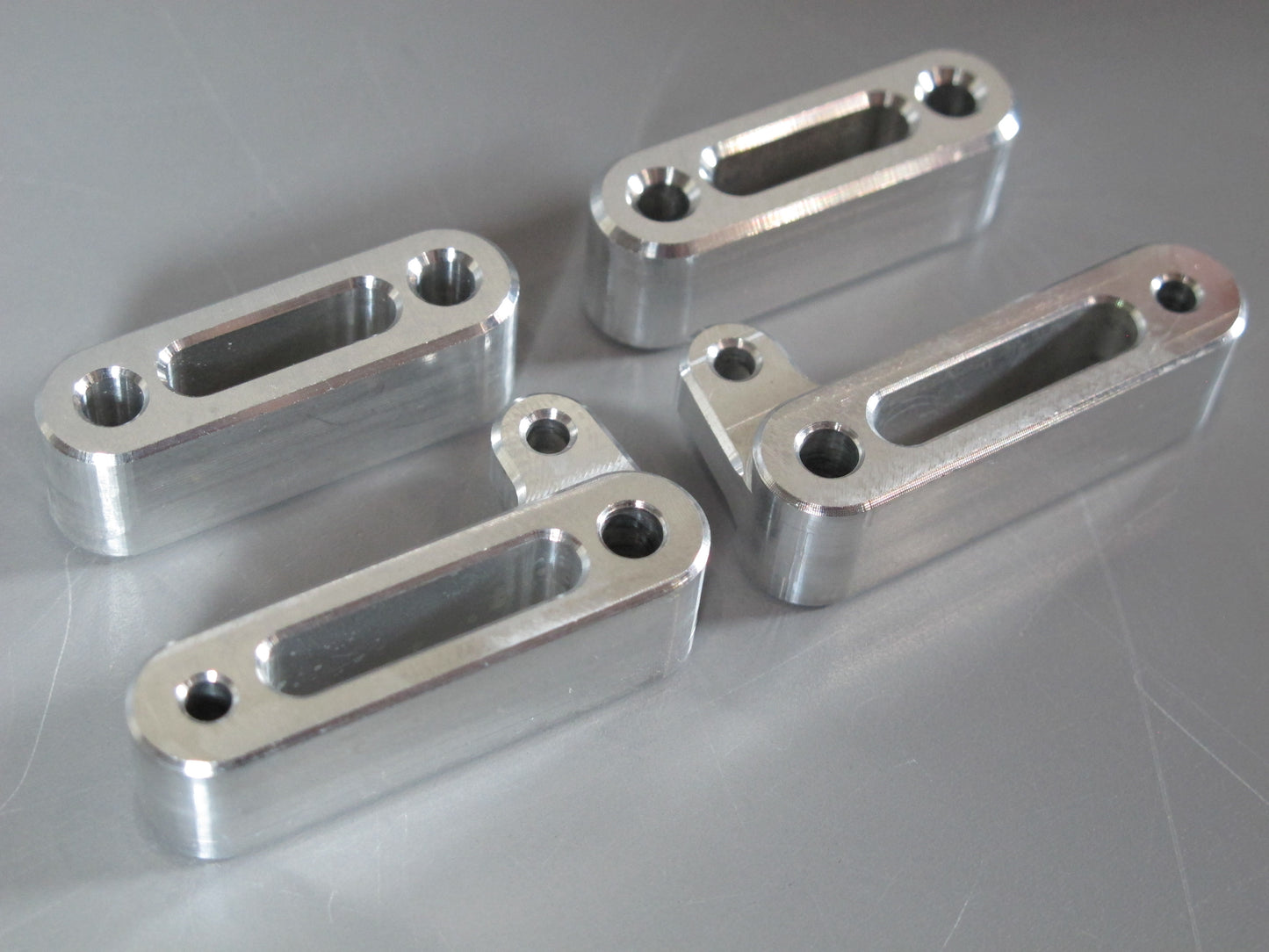 Pair Aluminum Front Lower Upper Left & Right Side Control Arm Tamiya 1/10 R/C Monster Beetle Blackfoot Mud Blaster