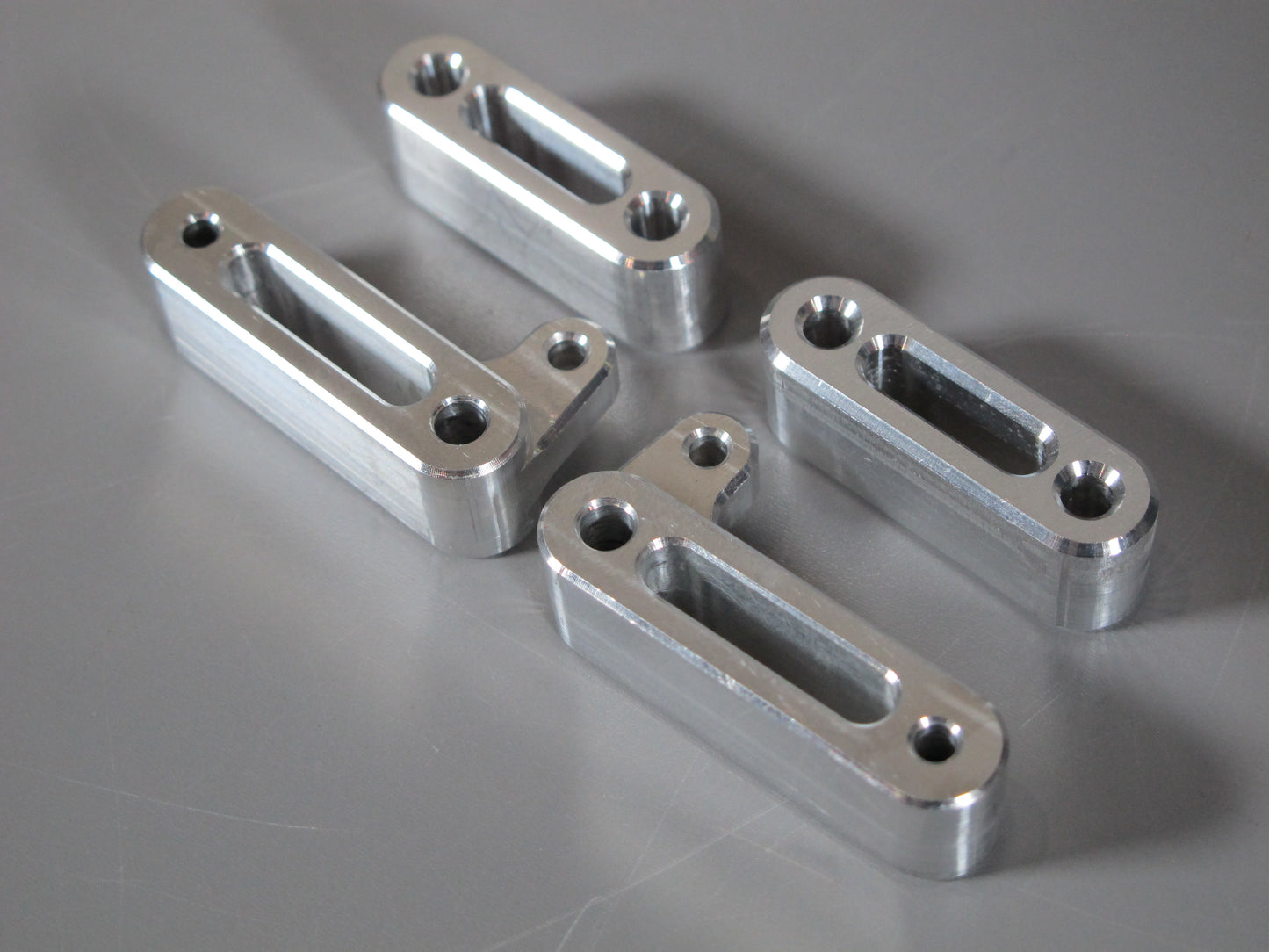 Pair Aluminum Front Lower Upper Left & Right Side Control Arm Tamiya 1/10 R/C Monster Beetle Blackfoot Mud Blaster
