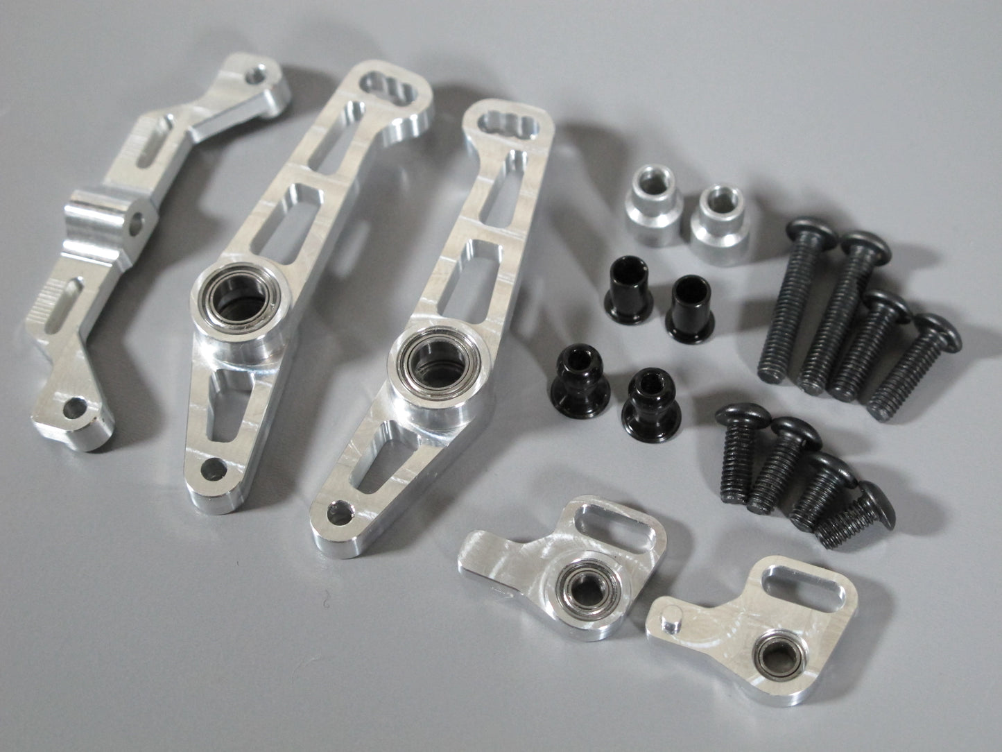Aluminum Wide Angle Steering Knuckle Arm set for Tamiya R/C 1/10 TT-01E Drift Chassis