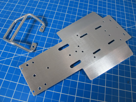 Front Bumper Guard + Chassis Plate Tamiya 1/10 RC Sand Scorcher Champ Buggy SRB