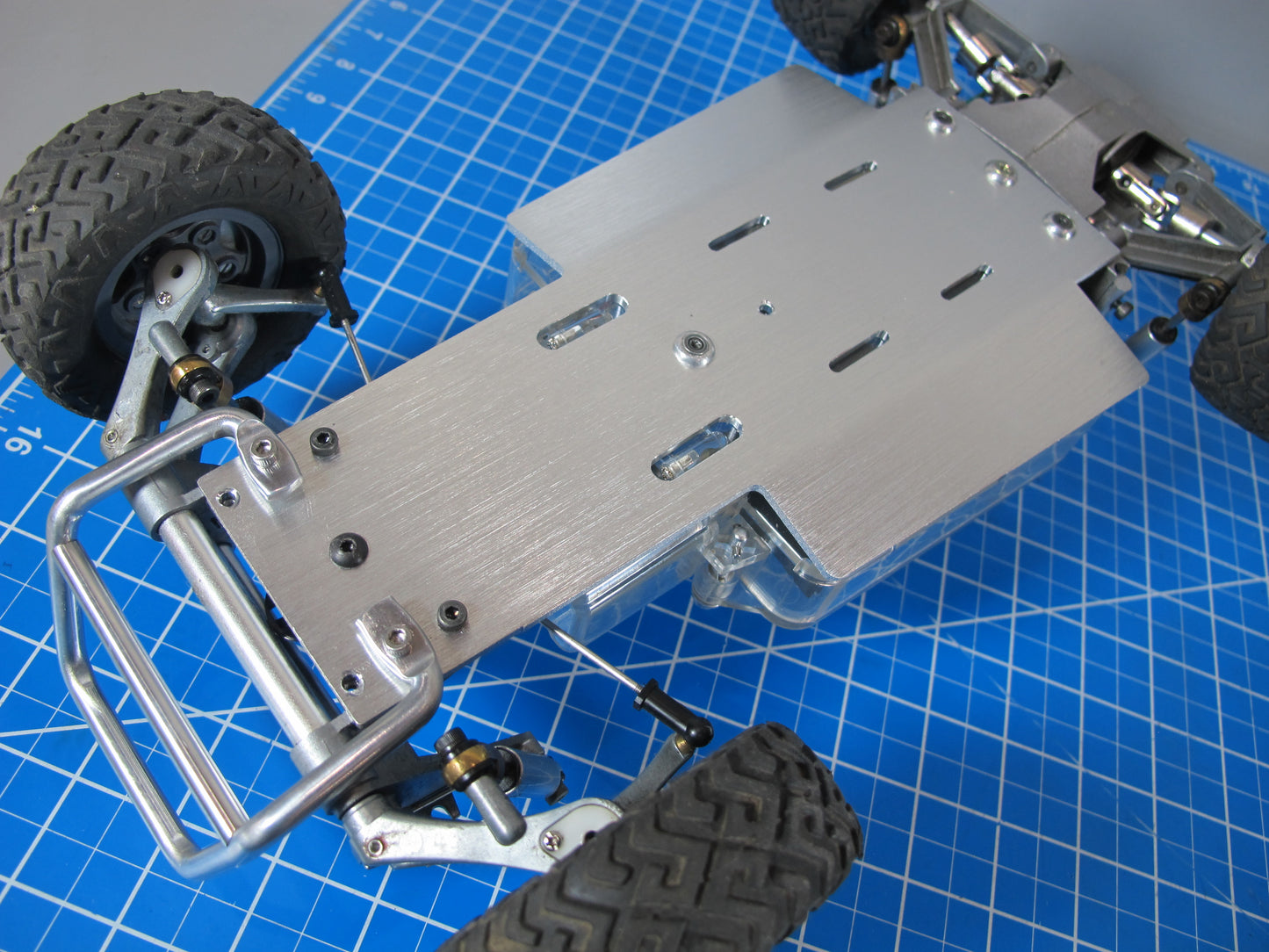 Front Bumper Guard + Chassis Plate Tamiya 1/10 RC Sand Scorcher Champ Buggy SRB