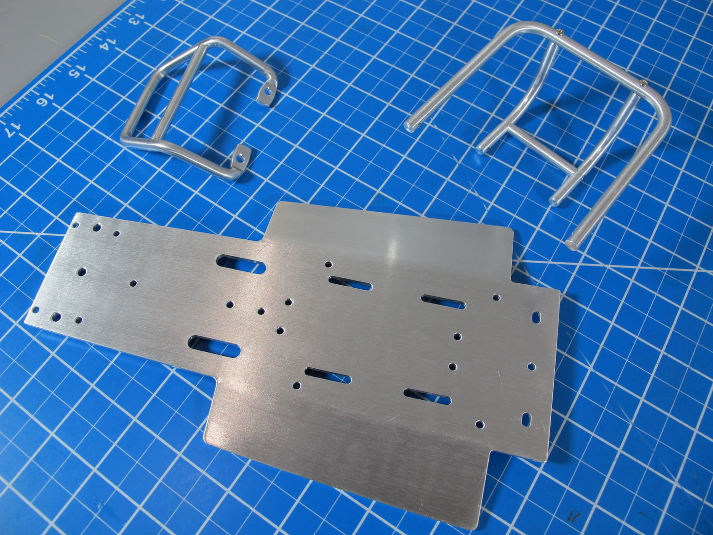Front + Back Bumper Guard & Bottom Chassis Plate Tamiya 1/10 Sand Scorcher Champ Buggy