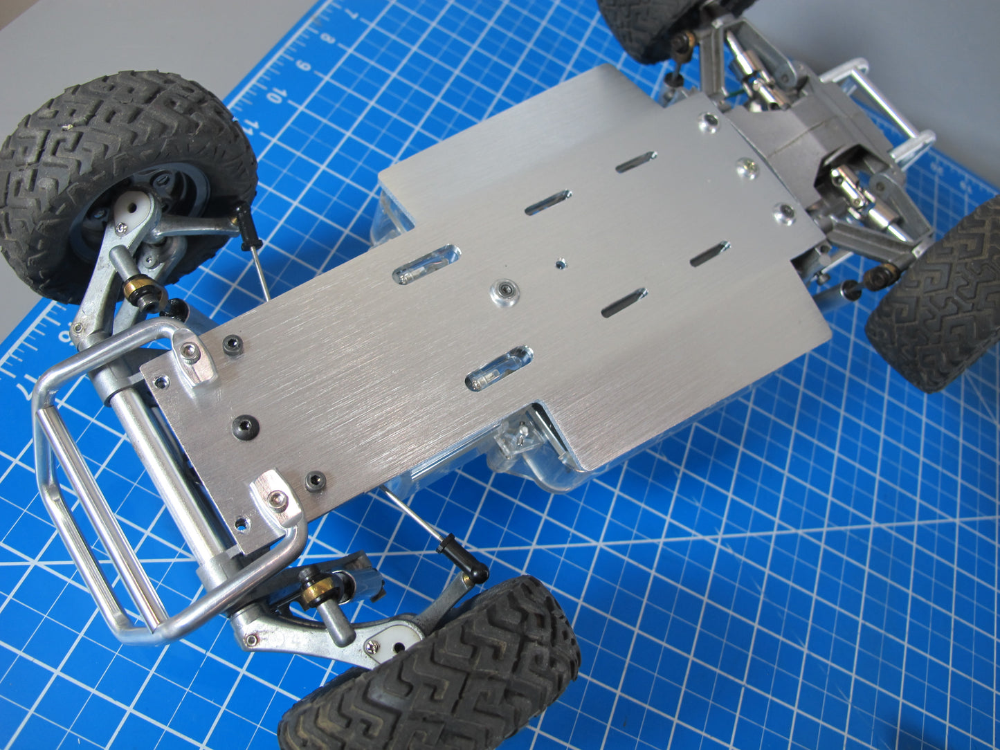 Front + Back Bumper Guard & Bottom Chassis Plate Tamiya 1/10 Sand Scorcher Champ Buggy