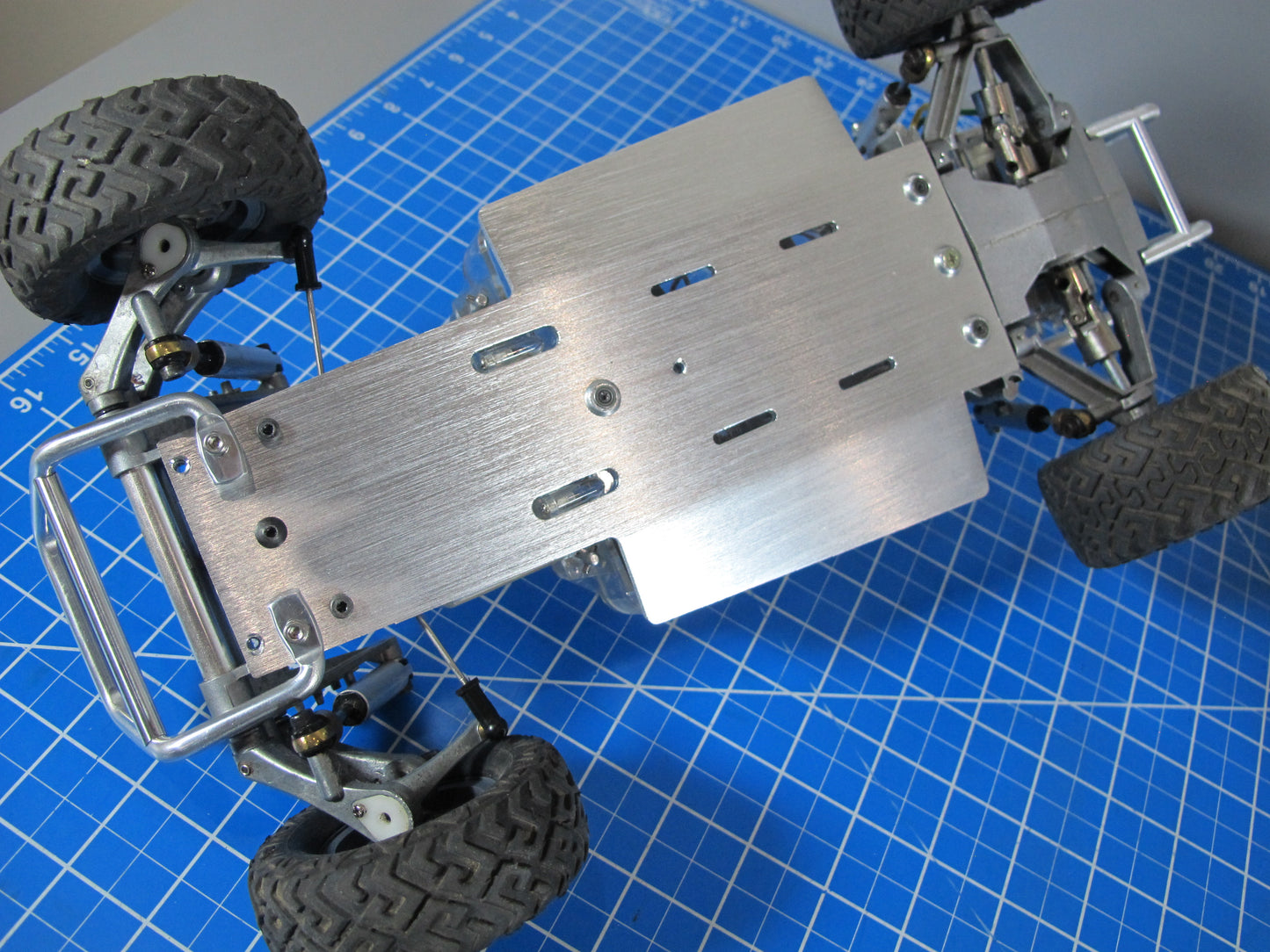 Front + Back Bumper Guard & Bottom Chassis Plate Tamiya 1/10 Sand Scorcher Champ Buggy