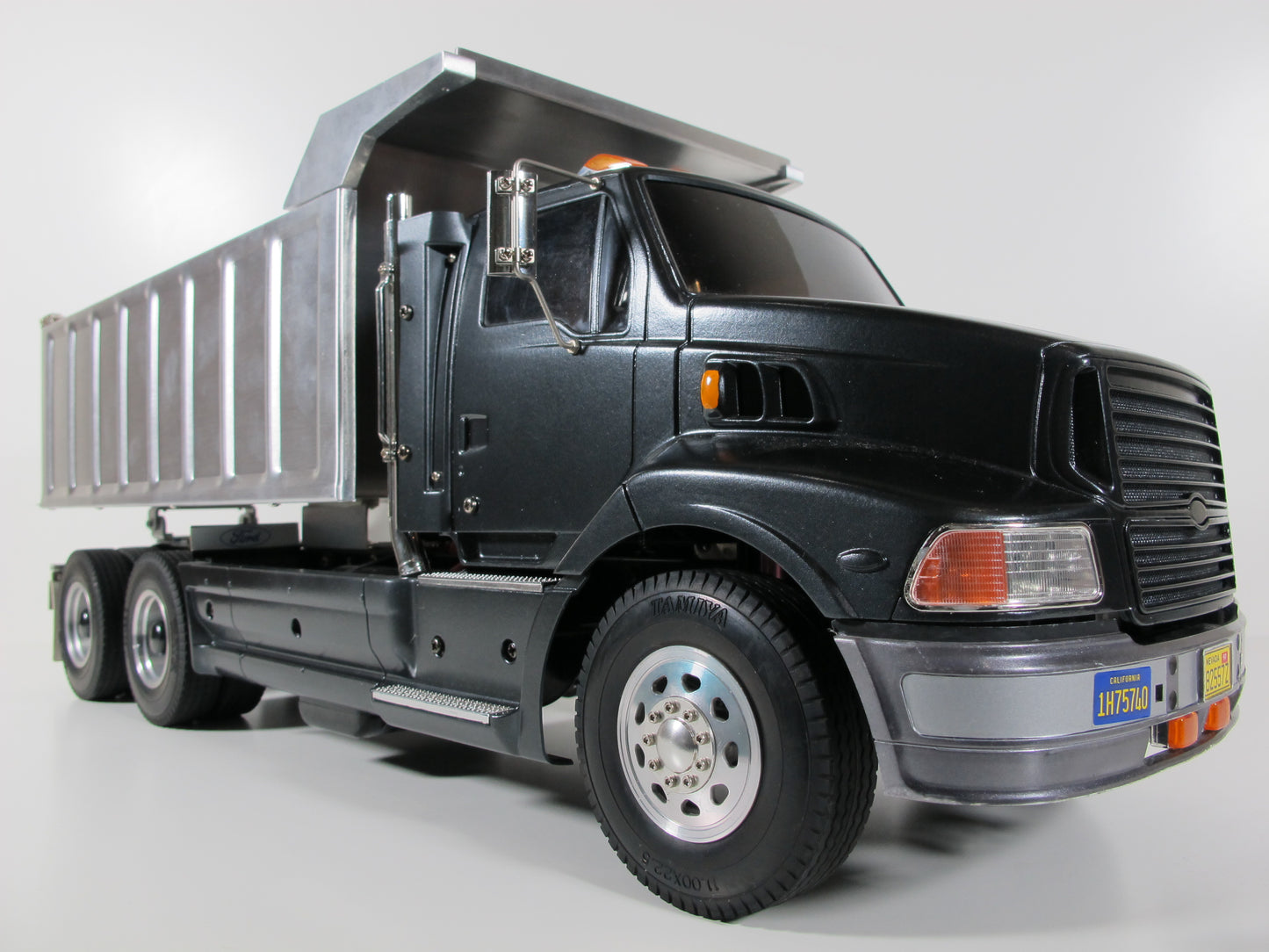 Aluminum Rear Dump Bed Tipper Section Conversion Kit for Tamiya 1/14 King Hauler Grand Hauler Semi Truck