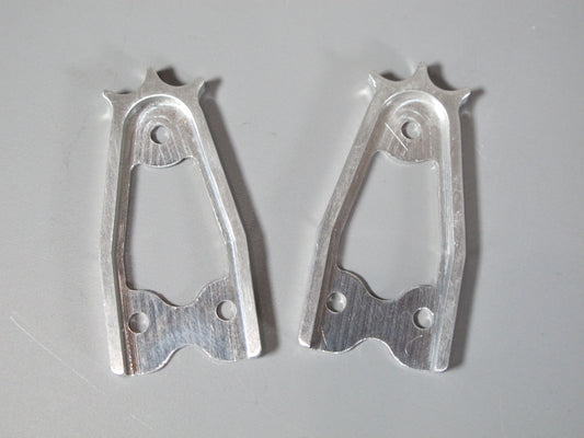 Pair Aluminum Front Style Suspension Mount Plates Bracket for Tamiya 1/14 King Hauler Knight Hauler Grand Hauler Globeliner Aeromax Scania 1/10 Ford F350 Hilux Tundra